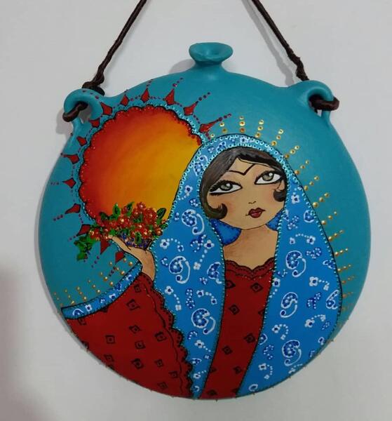عکس نقاشی روی سفال