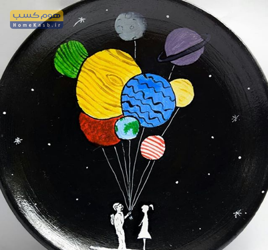 عکس نقاشی روی سفال