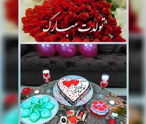 عکس نوشته عاشقانه تبریک تولد همسر