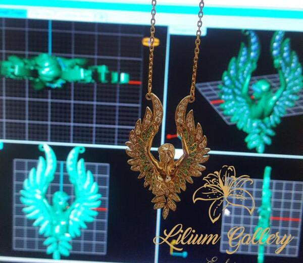 عکس فرشته طلا
