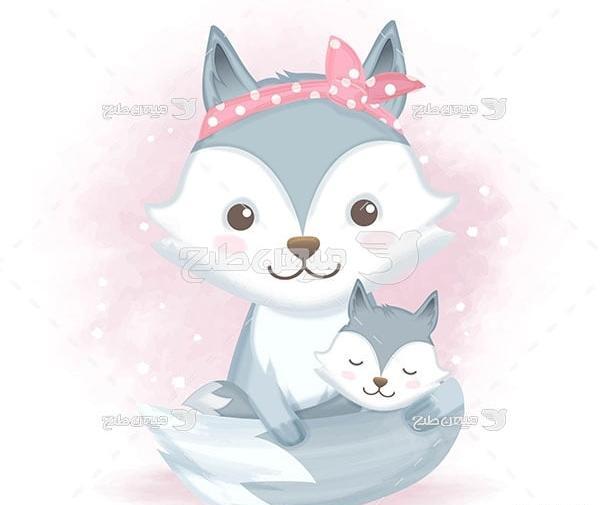 عکس نقاشی گرگ