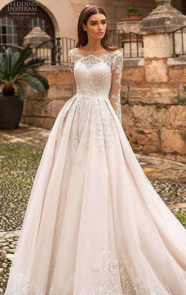 عکس ساده لباس عروس