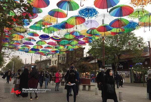 عکس آسمان چتری