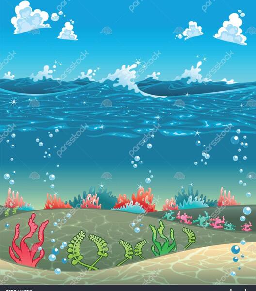عکس دریای کارتونی