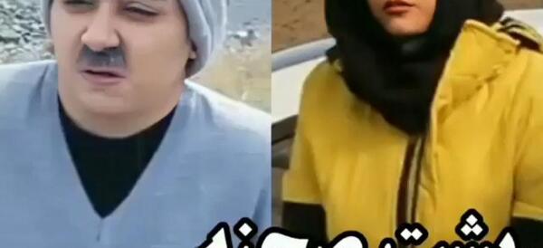 عکس پشت صحنه طنز سرنا امینی