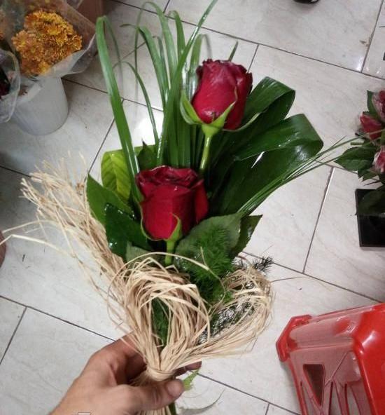 عکس دسته گل طبیعی ساده