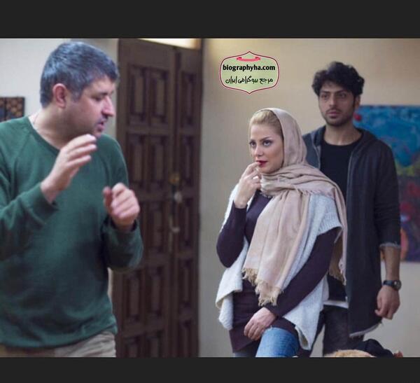 عکس بازیگر طناز طباطبایی و همسرش