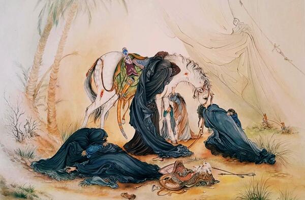 عکس امام حسین فرشچیان