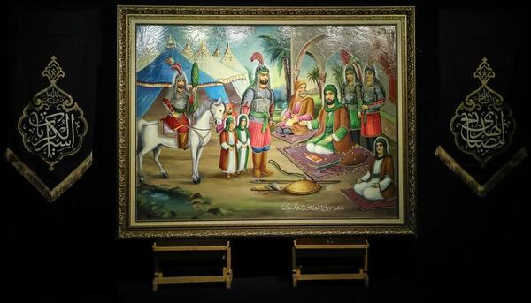 عکس امام حسین فرشچیان