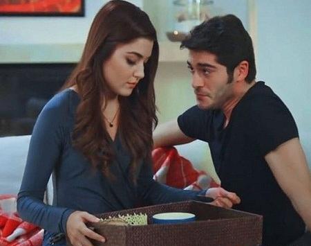 عکس عاشقانه هانده ارچل و بوراک دنیز