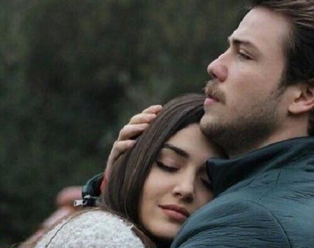 عکس عاشقانه هانده ارچل و بوراک دنیز