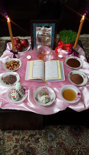 عکس سفره ی هفت سین