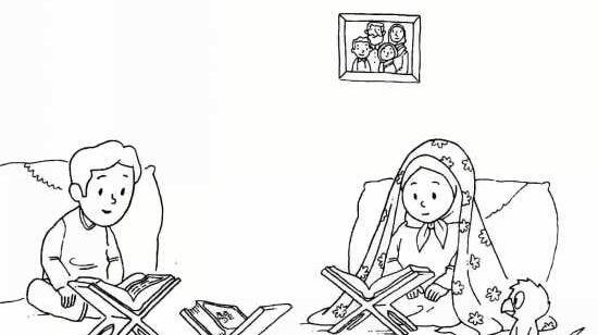 عکس نقاشی قران کریم