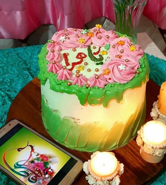 عکس کیک تولد فرفره های انفجاری