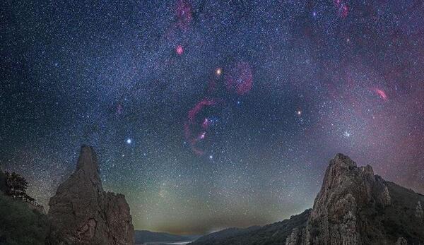 عکس آسمان زمستان