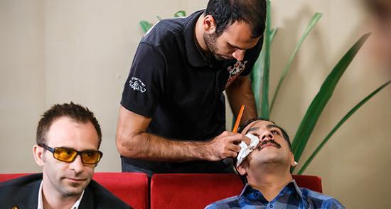 عکس پشت صحنه شمعدونی