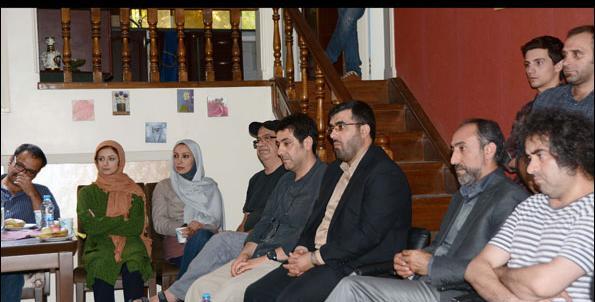 عکس پشت صحنه شمعدونی