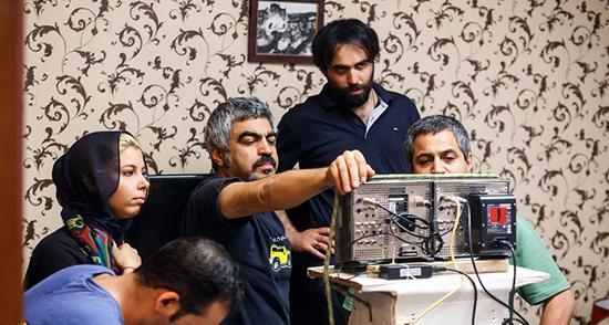 عکس پشت صحنه شمعدونی