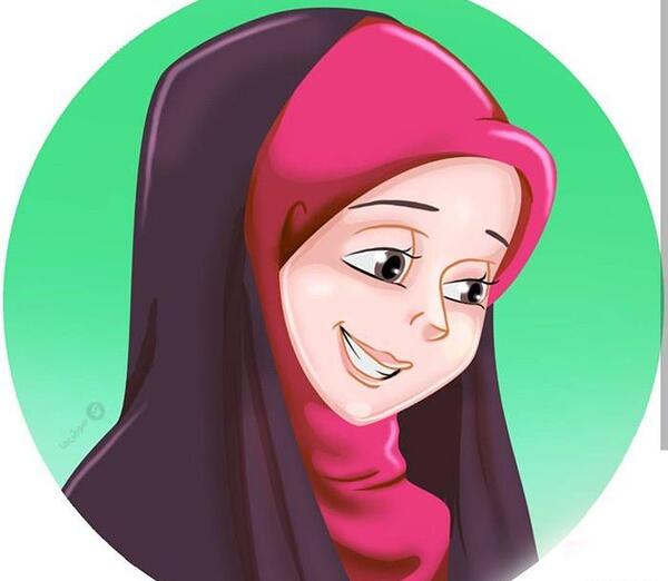 عکس کارتون چادری