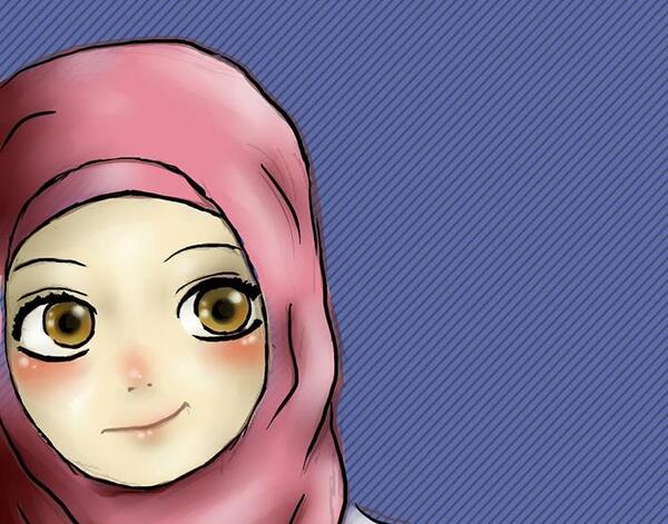 عکس کارتون چادری