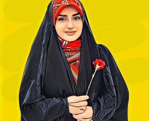 عکس کارتون چادری