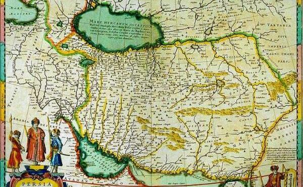 عکس نقشه قدیمی ایران