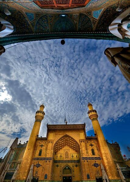 عکس ایوان طلای امام علی
