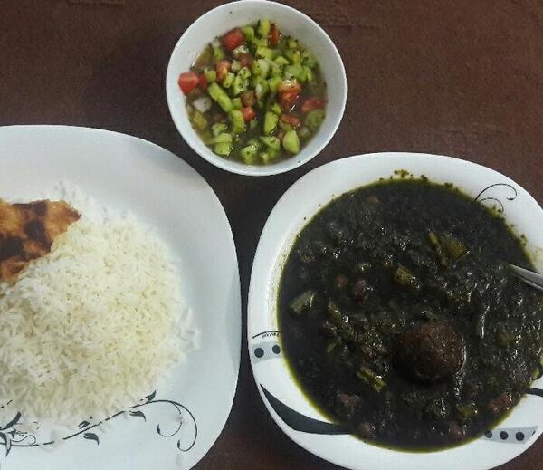 عکس قورمه سبزی یهویی