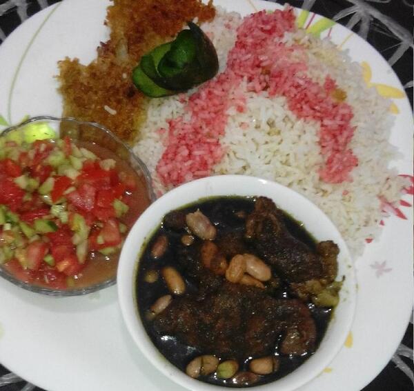 عکس قورمه سبزی یهویی