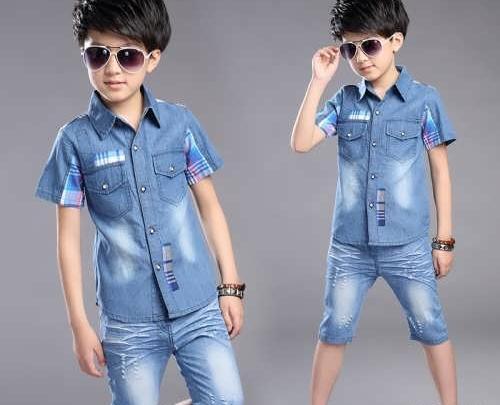 عکس لباس جین بچه گانه