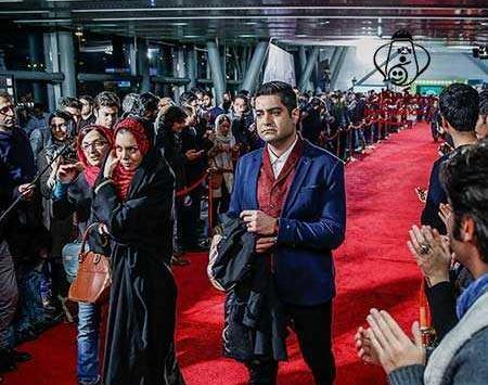 عکس آزاده نامداری و همسرش