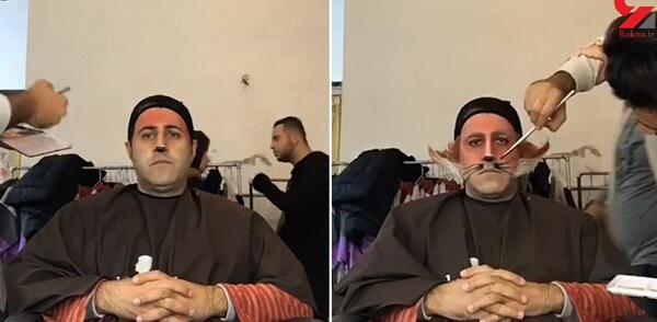 عکس پشت صحنه آهوی پیشونی سفید 4