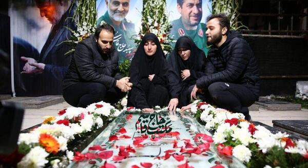 عکس قبر حاج قاسم سلیمانی