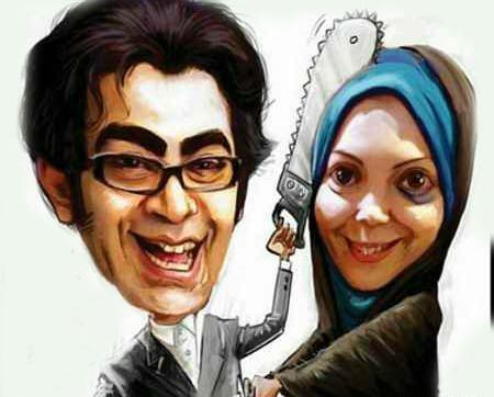 عکس ازاده نامداری با چشمان کبود