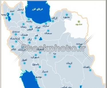 عکس نقشه ایران به تفکیک استانها