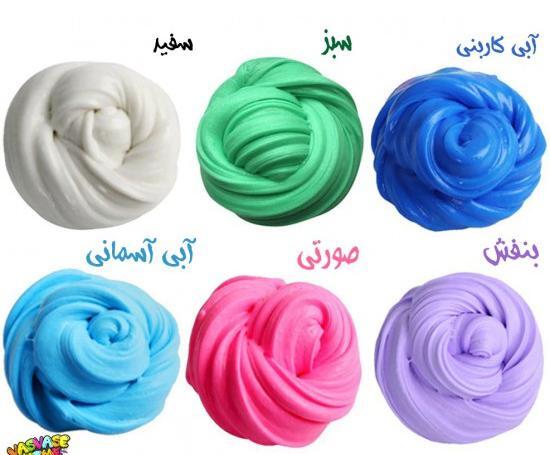 عکس اسلایم ژله ای صورتی