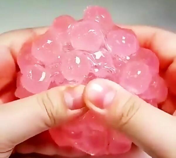 عکس اسلایم ژله ای صورتی