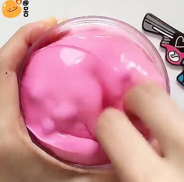 عکس اسلایم ژله ای صورتی