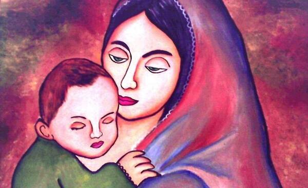 عکس مادر لری