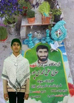 عکس قبر شهید حاج علی محمدی پور