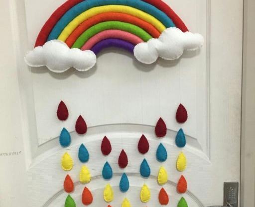 عکس رنگین کمان نمدی