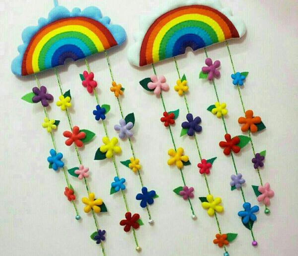 عکس رنگین کمان نمدی