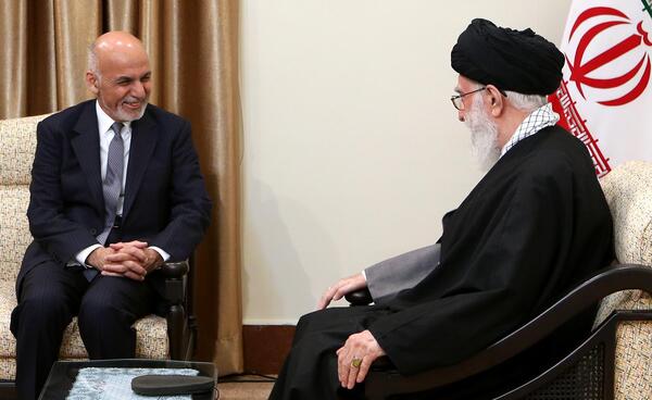 عکس طالبان با خامنه ای