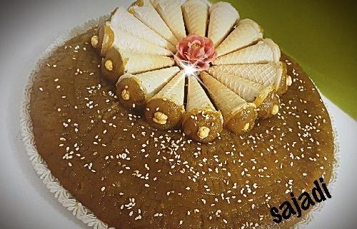 عکس حلوا شیر خشک