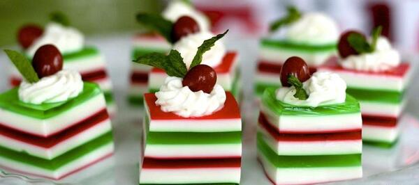 عکس ژله طبقه ای