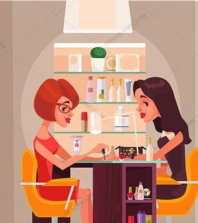 عکس کاریکاتوری کاشت ناخن