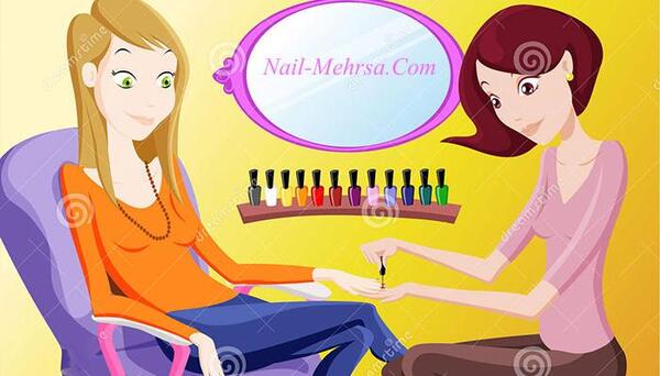 عکس کاریکاتوری کاشت ناخن