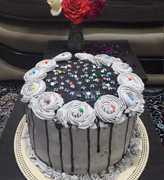 عکس کیک تولد ساده خانگی