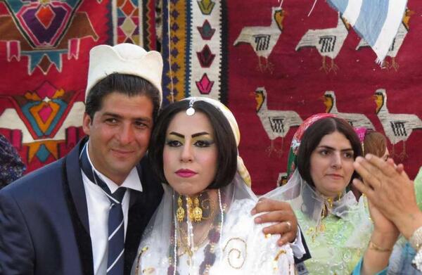 عکس عروس قشقایی