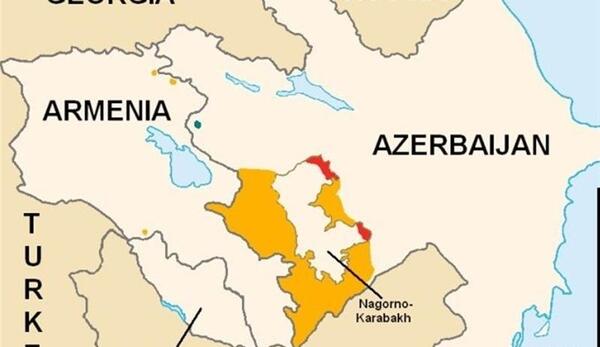 عکس مرز آذربایجان و ارمنستان